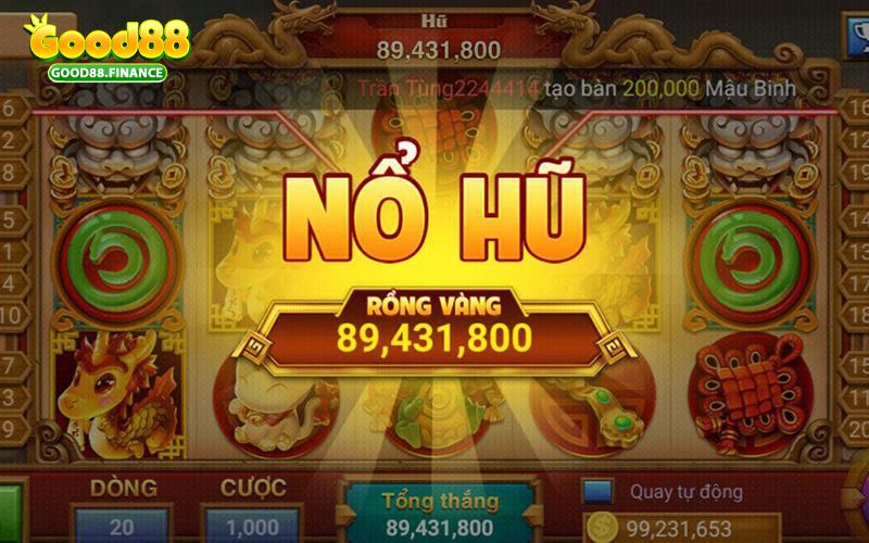 Tổng hợp một số game nổ hũ Good88 hot nhất hiện nay